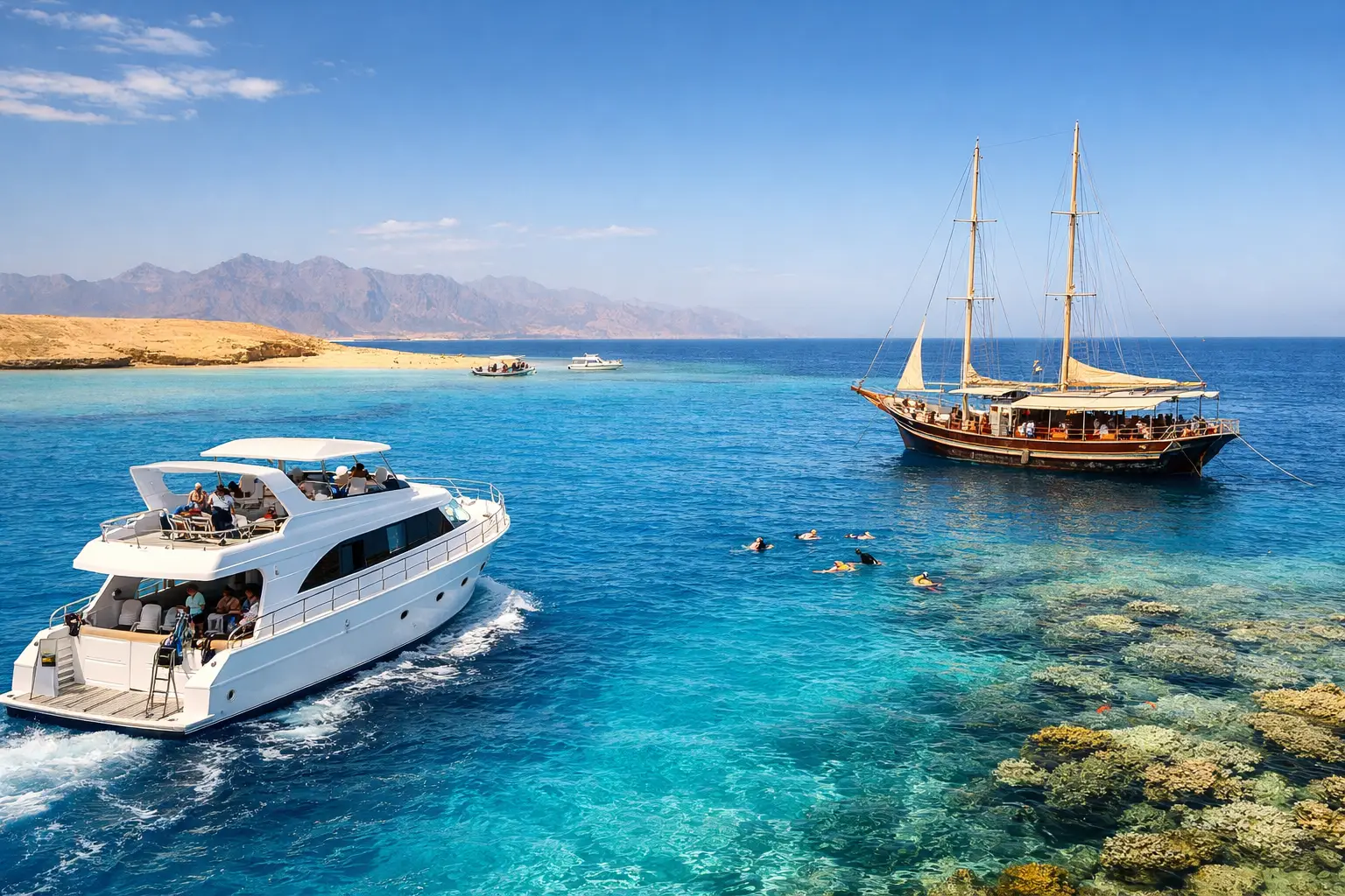 Boat Trips Hurghada: Choose Your Red Sea Day