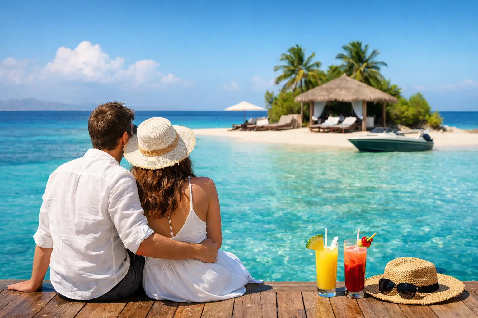 Couples Private Island Day Example in Hurghada