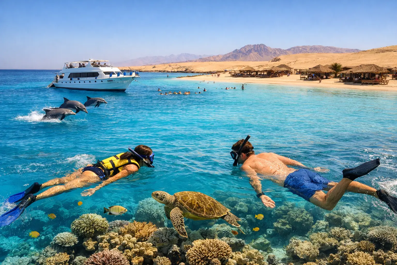 Orange Bay Island Snorkeling Trip Hurghada